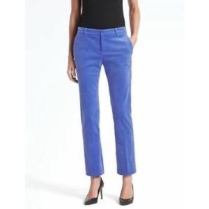 Royal Blue Banana Republic Corduroy Ankle Pants
